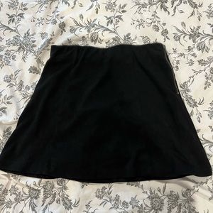John Galt Suede Black Skirt